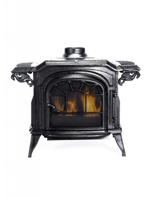 Chimenea a Leña en Hiero Fundido Canadiense