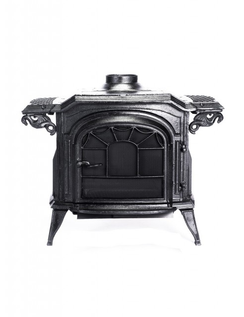 Chimenea a Leña en Hiero Fundido Canadiense