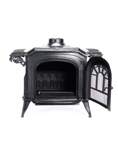 Chimenea a Leña en Hiero Fundido Canadiense