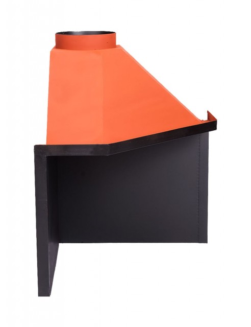 Hogar para Chimenea a Leña Esquinero Clásico Grande