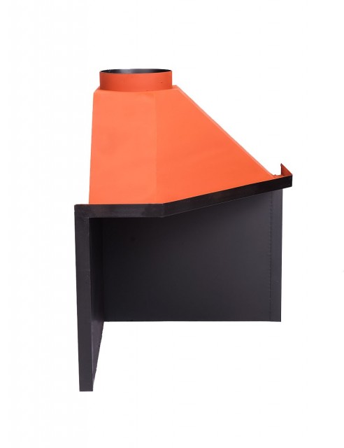 Hogar para Chimenea a Leña Esquinero Clásico Mediano