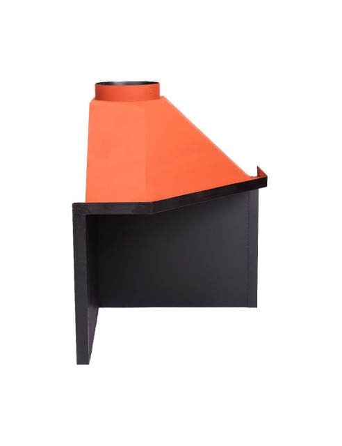 Hogar para Chimenea a Leña Esquinero Clásico Pequeño