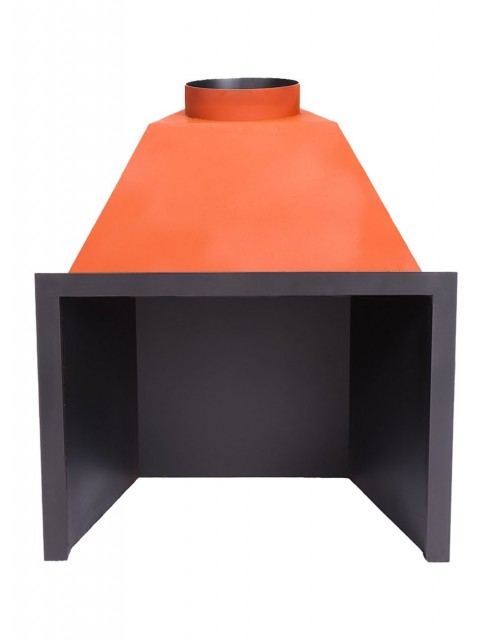 Hogar para Chimenea a Leña Frontal Clásico Extra Grande