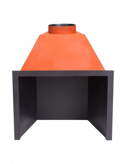 Hogar para Chimenea a Leña Frontal Clásico Grande