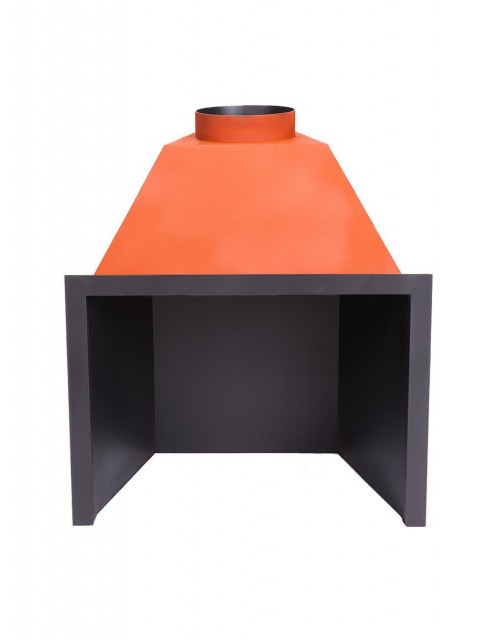 Hogar para Chimenea a Leña Frontal Clásico Mediano
