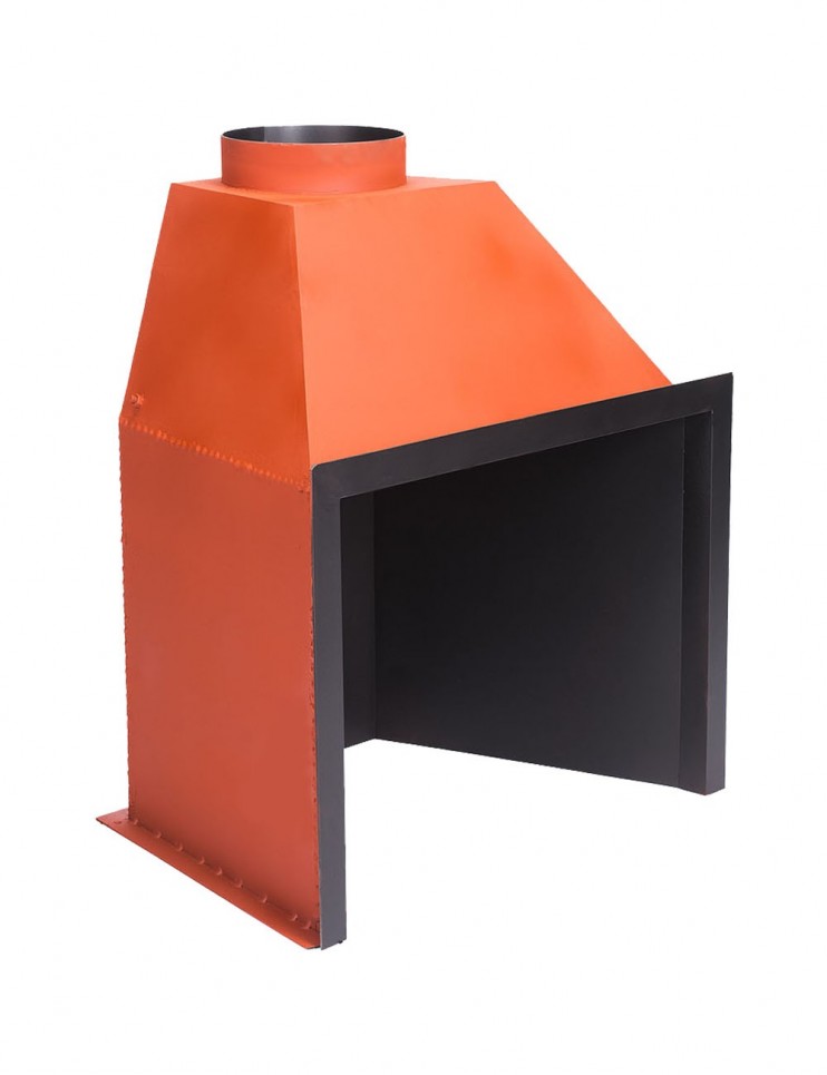 Hogar para Chimenea a Leña Frontal Clásico Grande