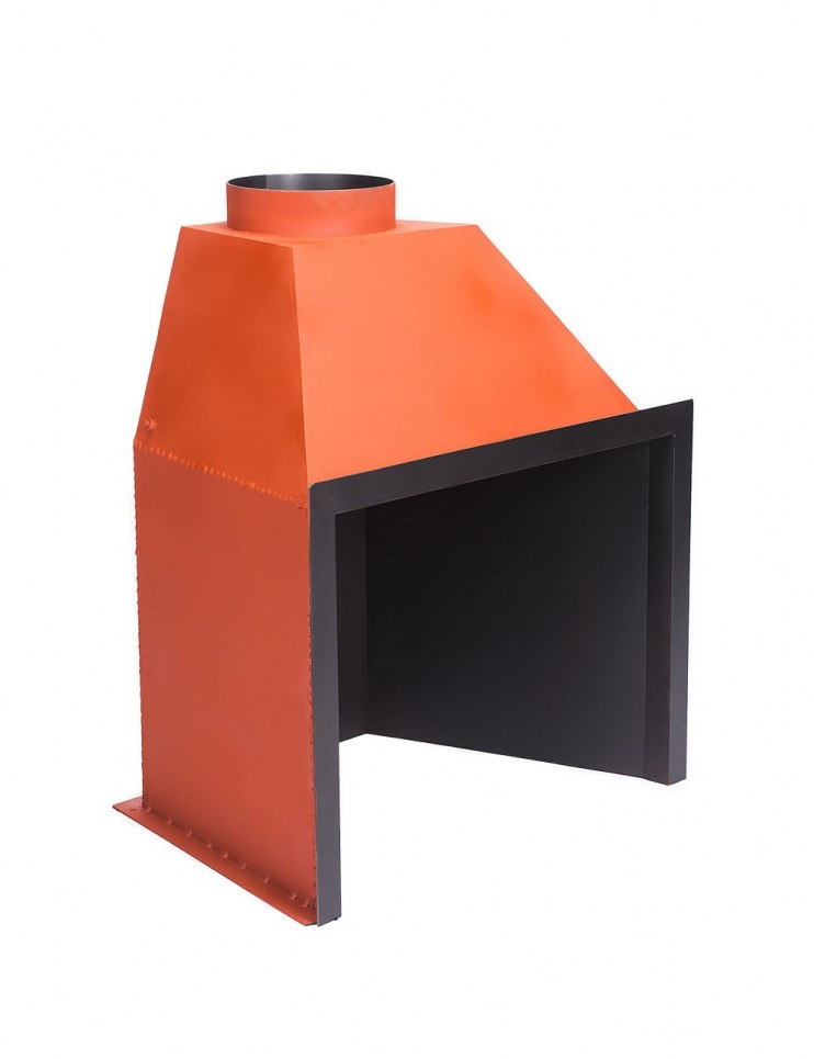 Hogar para Chimenea a Leña Frontal Clásico Mediano