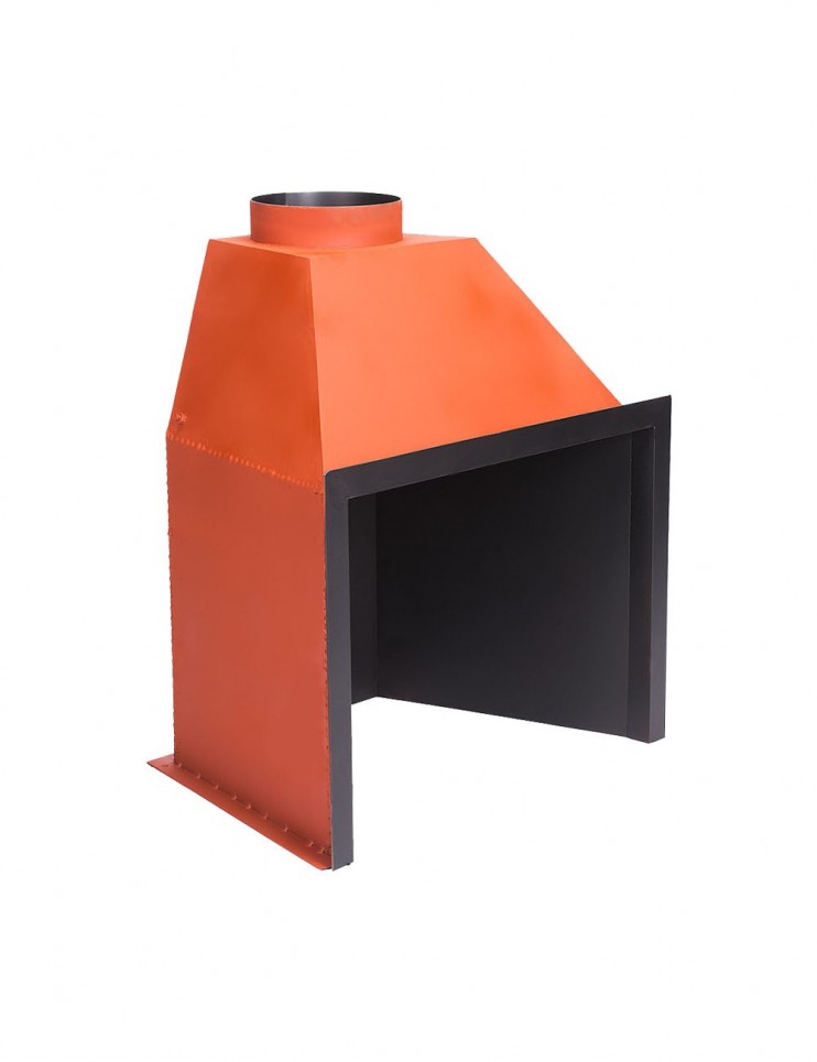 Hogar para Chimenea a Leña Frontal Clásico Pequeño