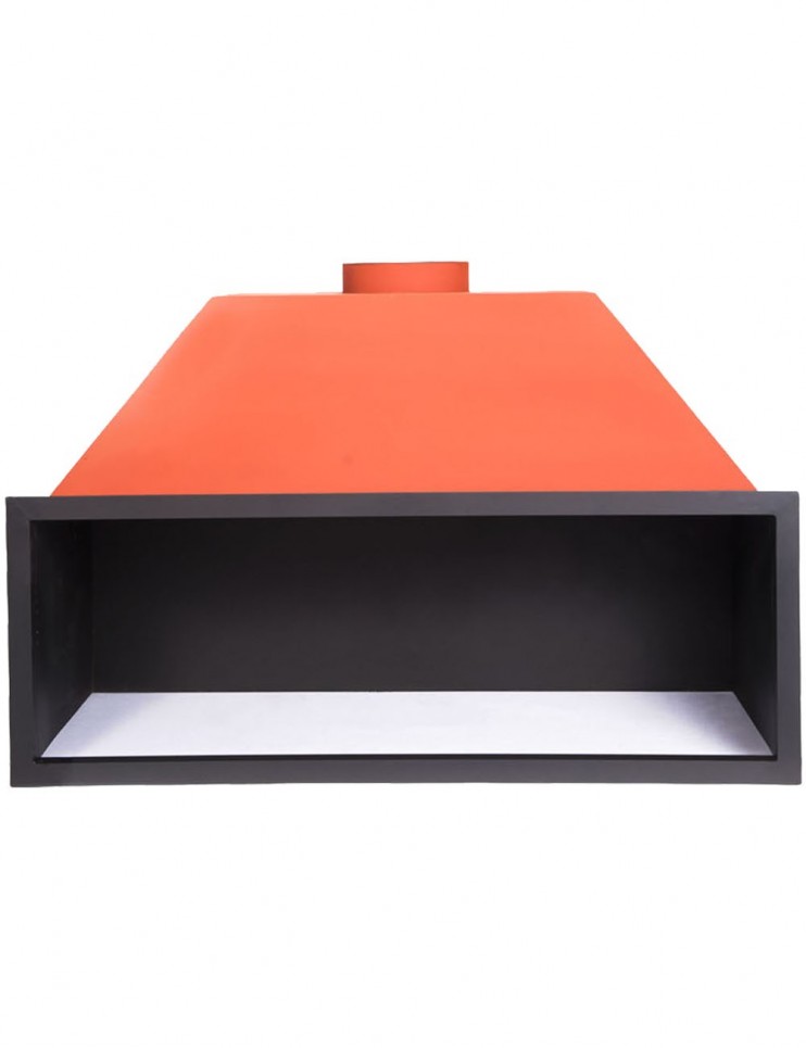 Hogar para Chimenea a Leña Frontal Loft Extra Grande 3