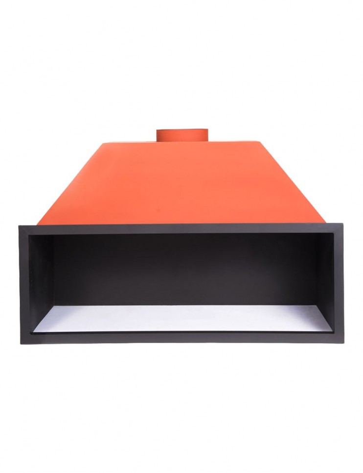 Hogar para Chimenea a Leña Frontal Loft Extra Grande 2