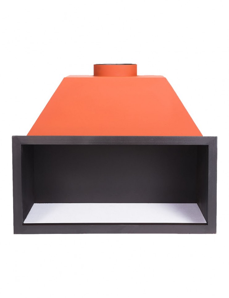 Hogar para Chimenea a Leña Frontal Loft Grande