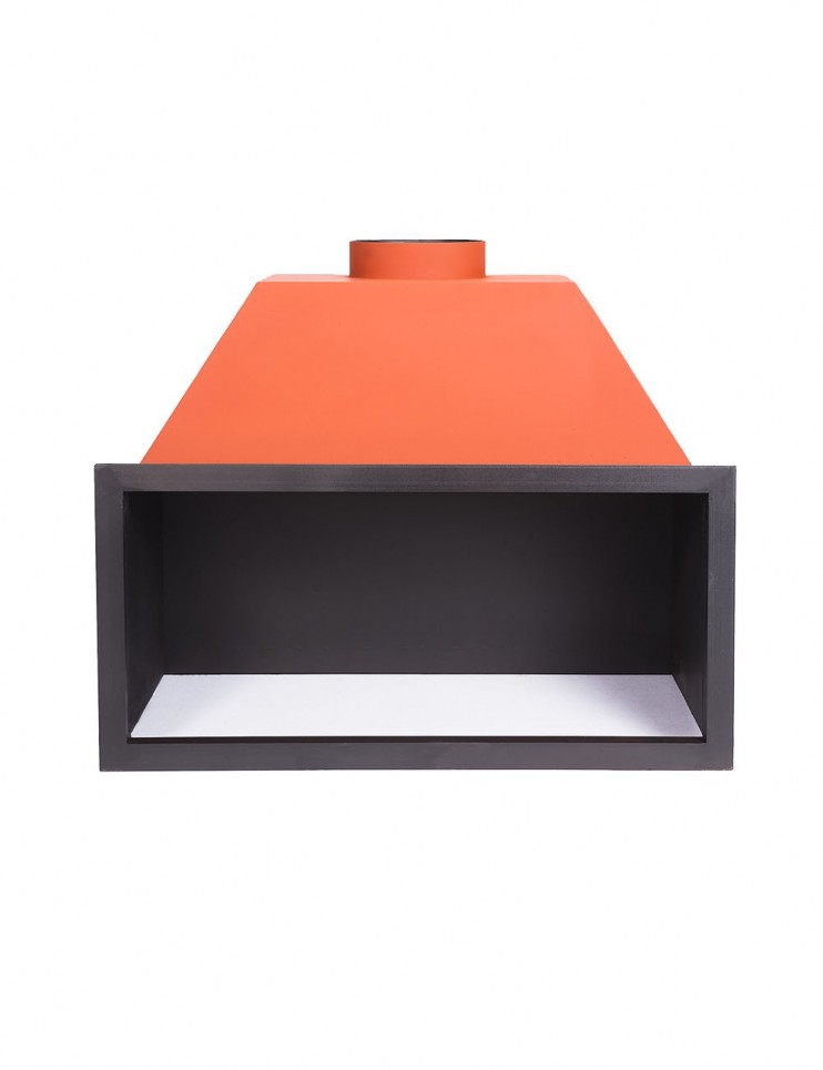 Hogar para Chimenea a Leña Frontal Loft Mediano