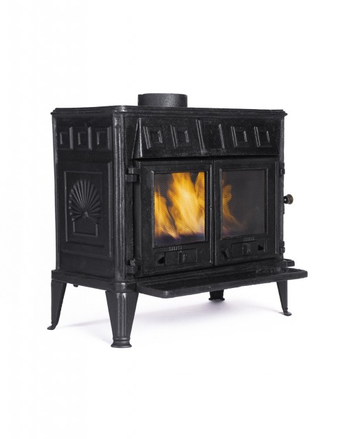 Chimenea a Leña en Hierro Fundido Rectangular