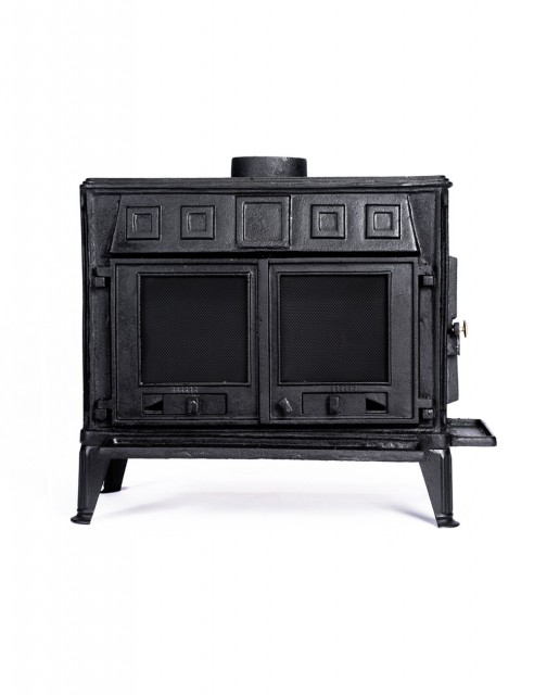 Chimenea a Leña en Hierro Fundido Rectangular