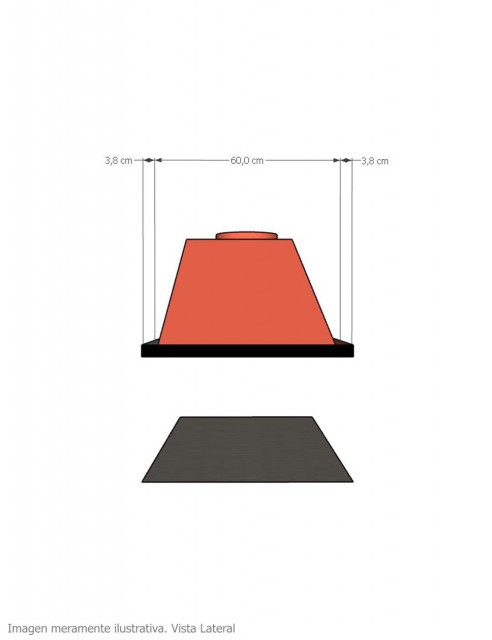 Campana para Chimenea a Leña Central Loft Extra Grande 1