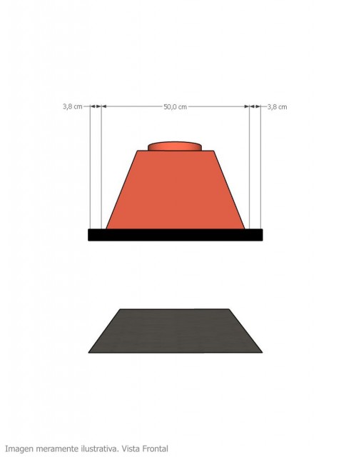 Campana para Chimenea a Leña Central Loft Mediana