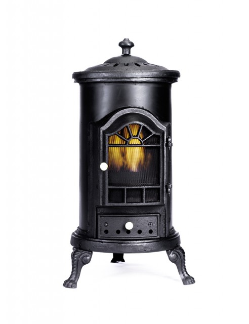 Chimenea y Estufa a Leña en Hierro Fundido Guaraní