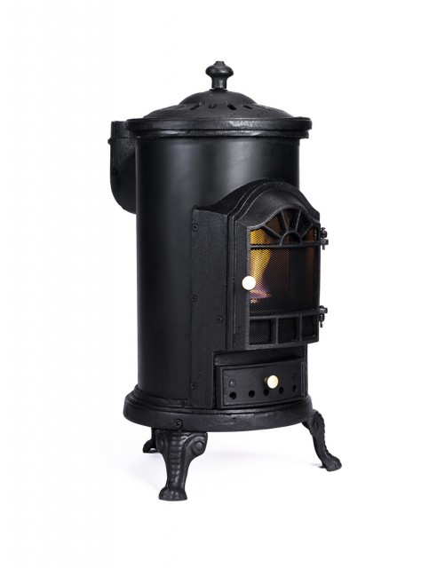 Chimenea y Estufa a Leña en Hierro Fundido Guaraní