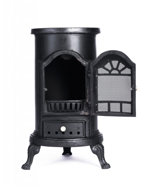 Chimenea y Estufa a Leña en Hierro Fundido Guaraní