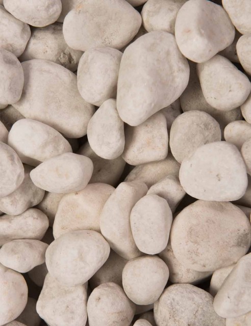 Piedras Blancas de Mármol  Bolsa x 10 kg