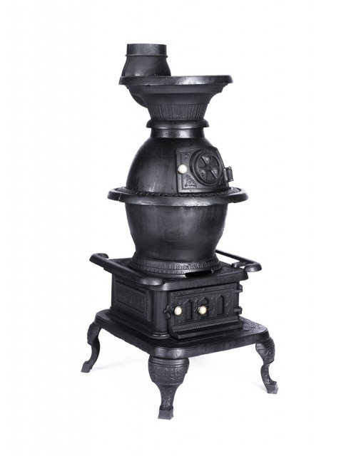 Chimenea y Estufa a Leña en Hierro Fundido Texana Grande