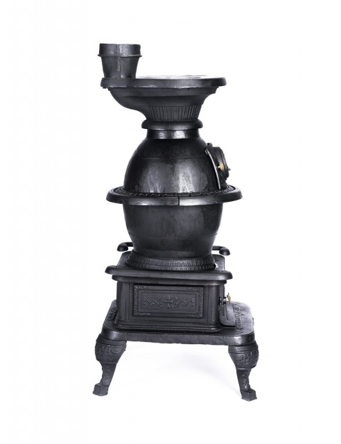 Chimenea y Estufa a Leña en Hierro Fundido Texana Grande