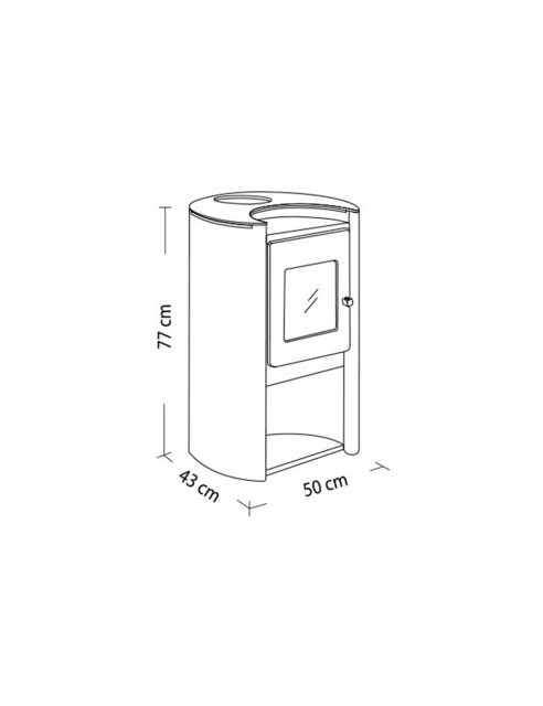 Chimenea a Leña Amesti Rondo 450