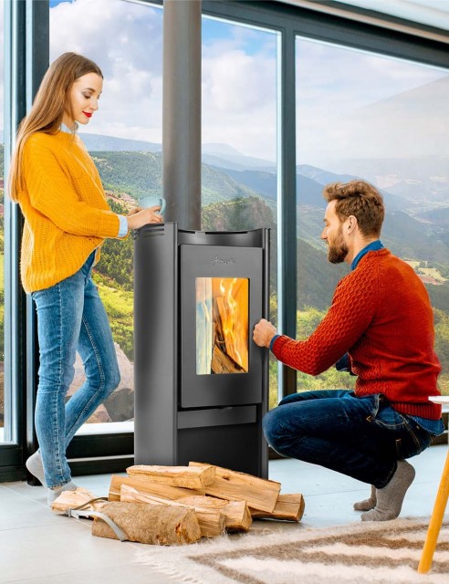 Chimenea a Leña Amesti Rondo 450 Desing