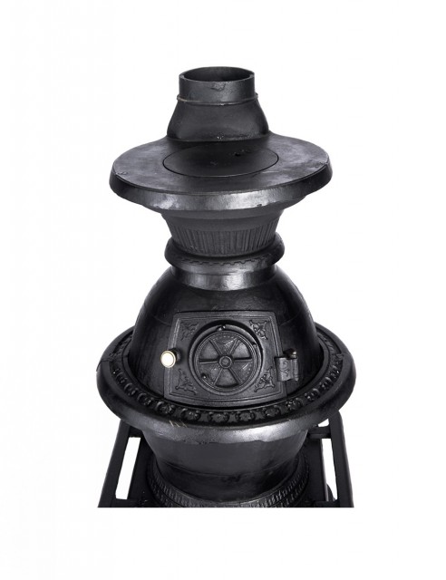 Chimenea y Estufa a Leña en Hierro Fundido Texana Grande