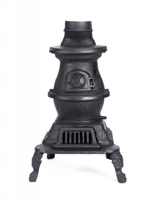 Chimenea y Estufa a Leña en Hierro Fundido Texana Pequeña