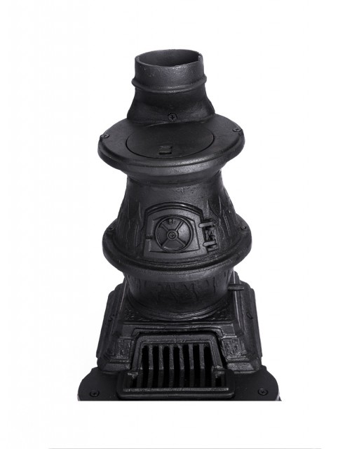 Chimenea y Estufa a Leña en Hierro Fundido Texana Pequeña