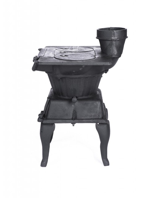 Chimenea y Estufa a Leña en Hierro Fundido Belga