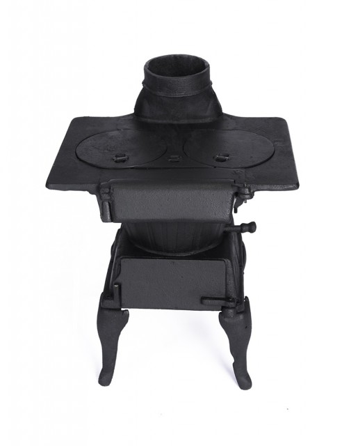 Chimenea y Estufa a Leña en Hierro Fundido Belga