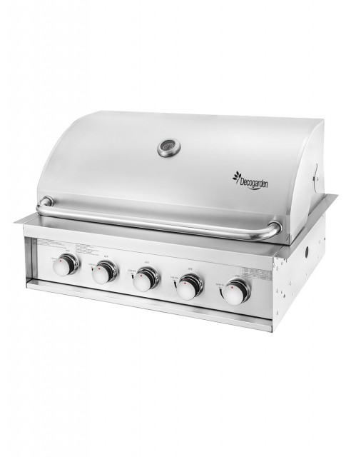 Asador BBQ a Gas de Empotrar 5 Quemadores