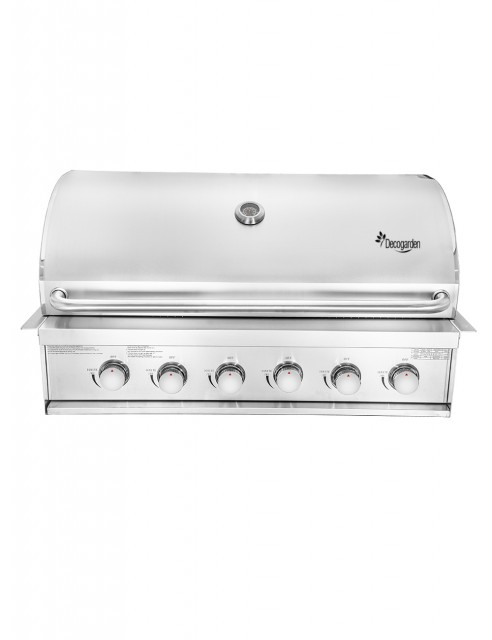 Asador BBQ a Gas de Empotrar 6 Quemadores