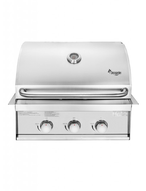 Asador BBQ a Gas de Empotrar 3 Quemadores