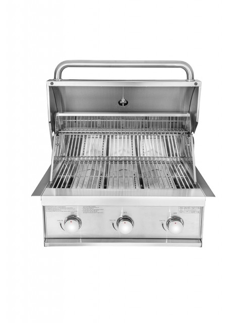 Asador BBQ a Gas de Empotrar 3 Quemadores