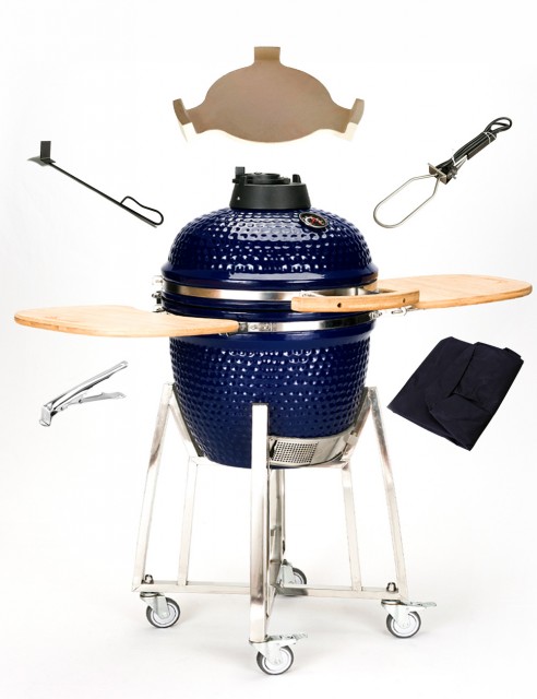 Combo Asador Kamado Portátil 23"