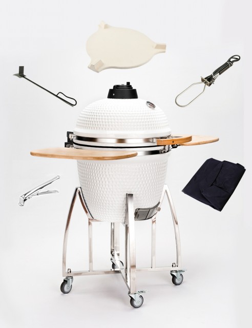 Asador Kamado Portatil 21 Pulg