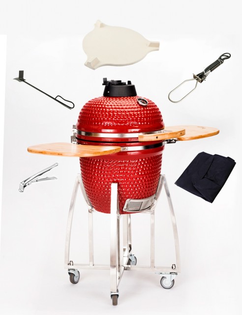 Asador Kamado Portatil 18 Pulg