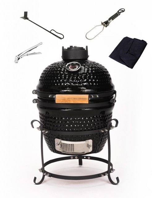 Combo Asador Kamado Portátil de 13"