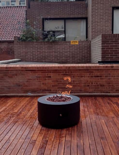 Chimenea de exterior Circular Manual