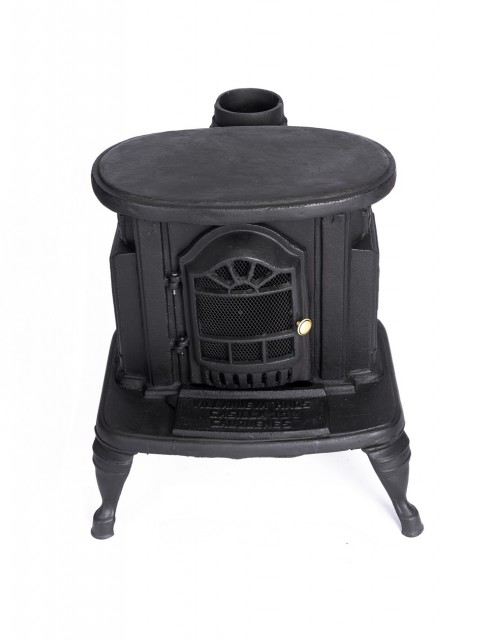 Chimenea a Leña en Hierro Fundido Quiteña