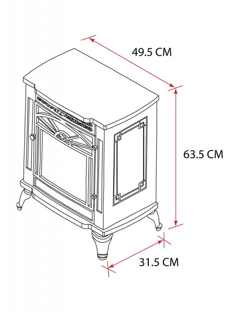 Chimenea Eléctrica Canadiense