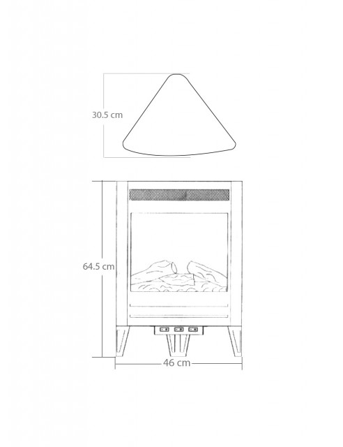 Chimenea Eléctrica Mini