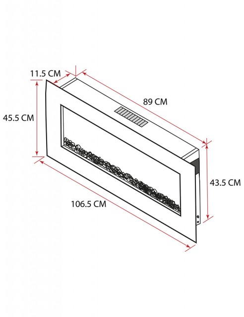 Chimenea Eléctrica Loft Medium