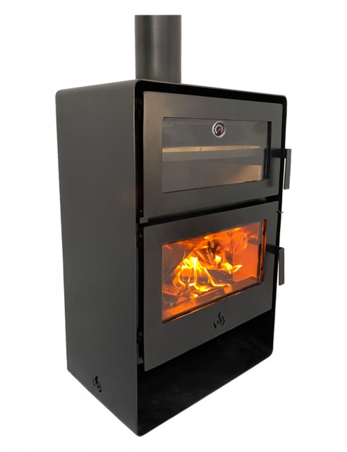 Chimenea y Horno Triple Combustión a Leña Miura Grande