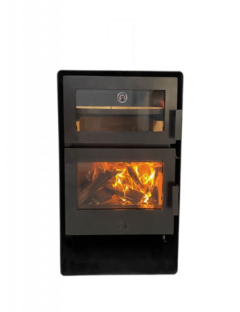 Chimenea y Horno Triple Combustión a Leña Miura Pequeña