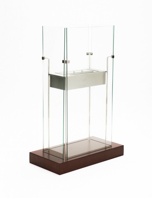 Chimenea de Bioetanol Loft Vidrio Madera