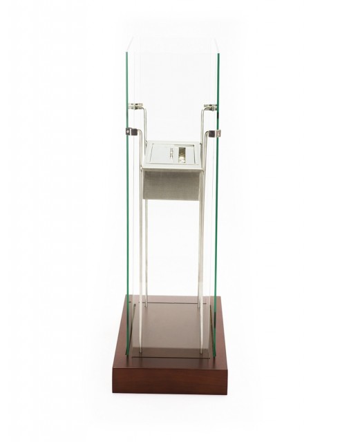 Chimenea de Bioetanol Loft Vidrio Madera